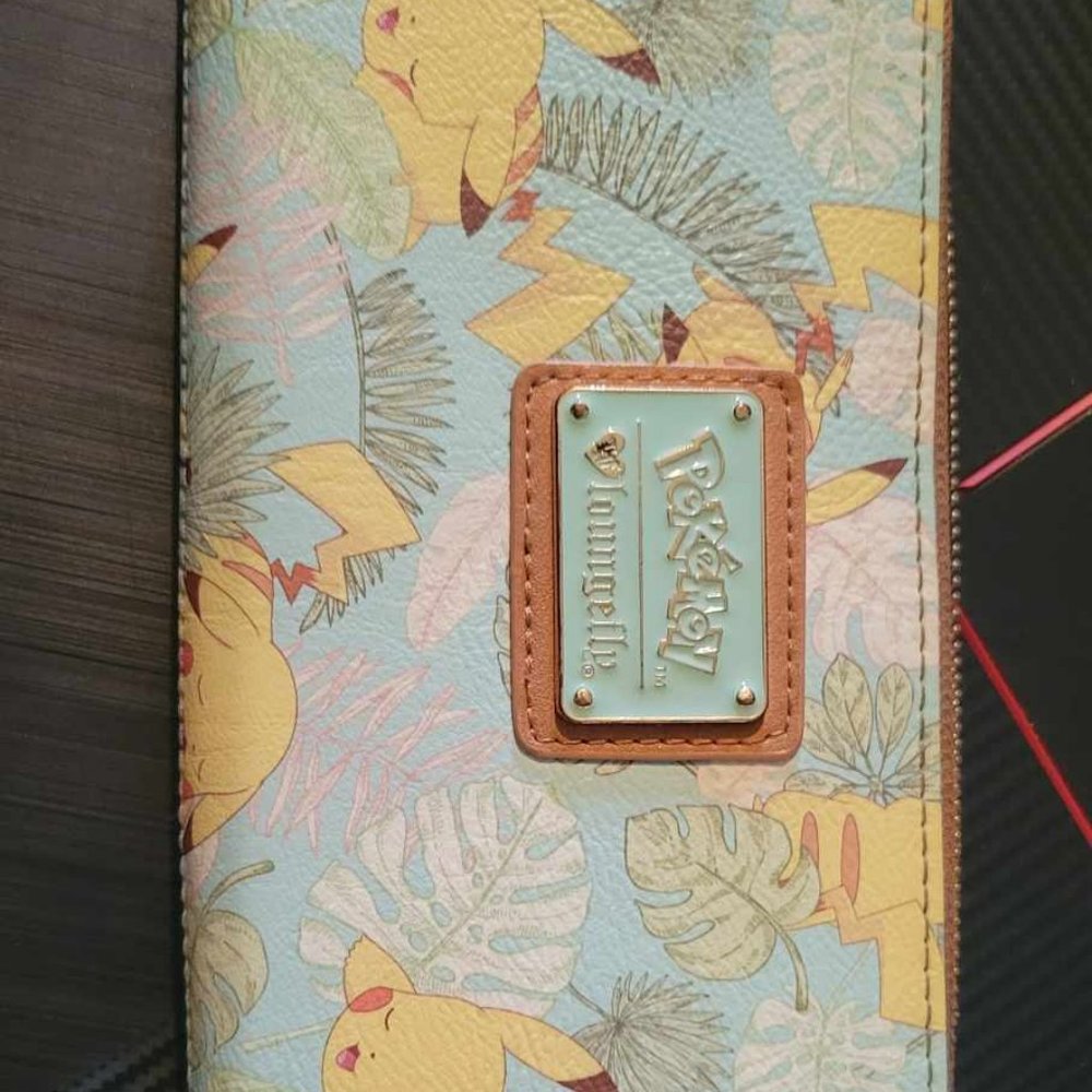 Loungefly Pokemon Pikachu Mint Leaves wallet